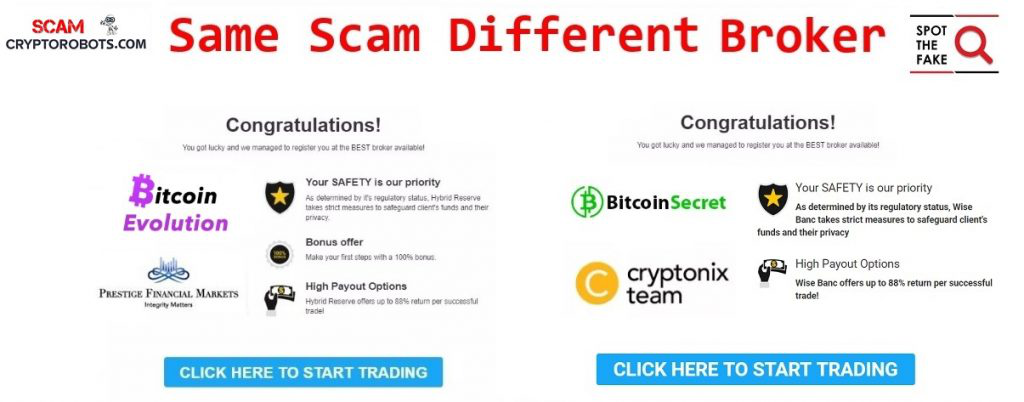 same scam different broker